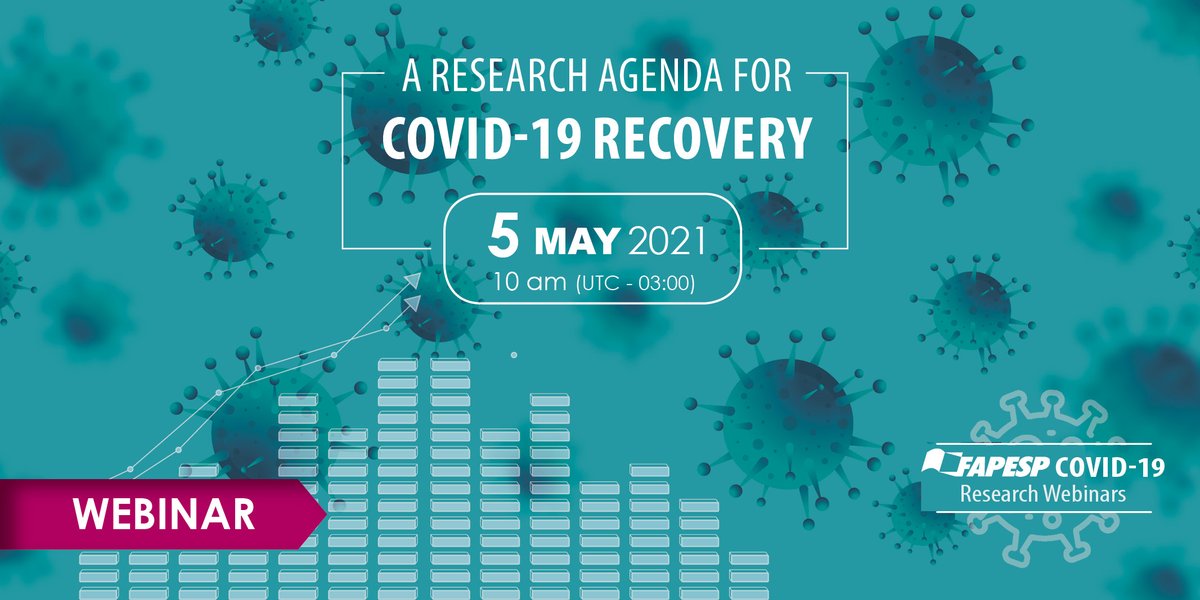 Próximo encontro da série FAPESP #COVID19 Research Webinars acontece nesta quarta-feira, dia 5 de maio. Evento marca o lançamento de uma chamada de propostas inspirada no “UN Research Roadmap for the post-COVID Recovery”. agencia.fapesp.br/35767/