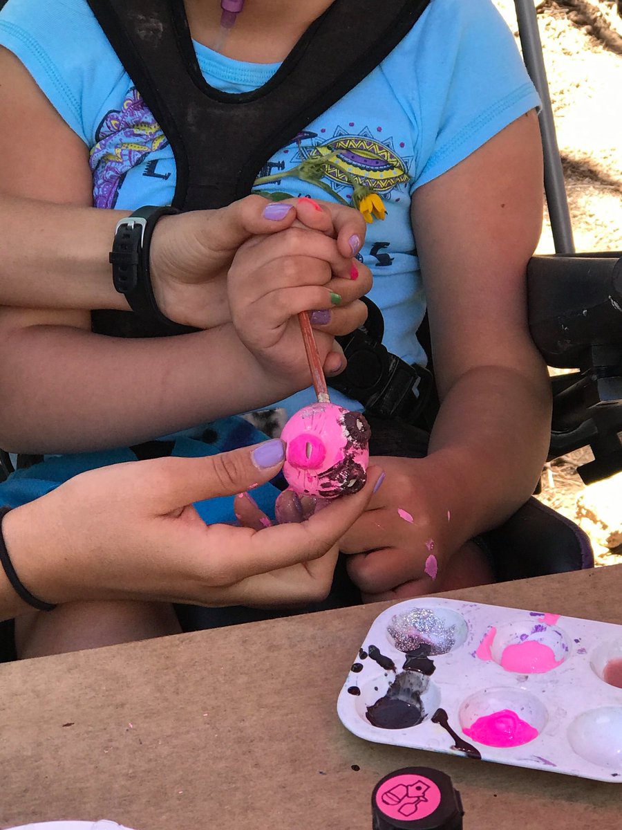 THIS is everything, this is disability, and it is beautiful! 
 #disability #optimism #happy #camp #art #beauty