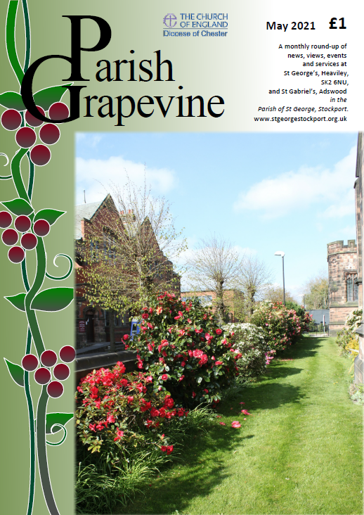 The May issue of the Parish Grapevine is available to download from the green button in the middle of our homepage: stgeorgestockport.org.uk

Subscription donations gratefully received at uk.virginmoneygiving.com/donation-web/c…
