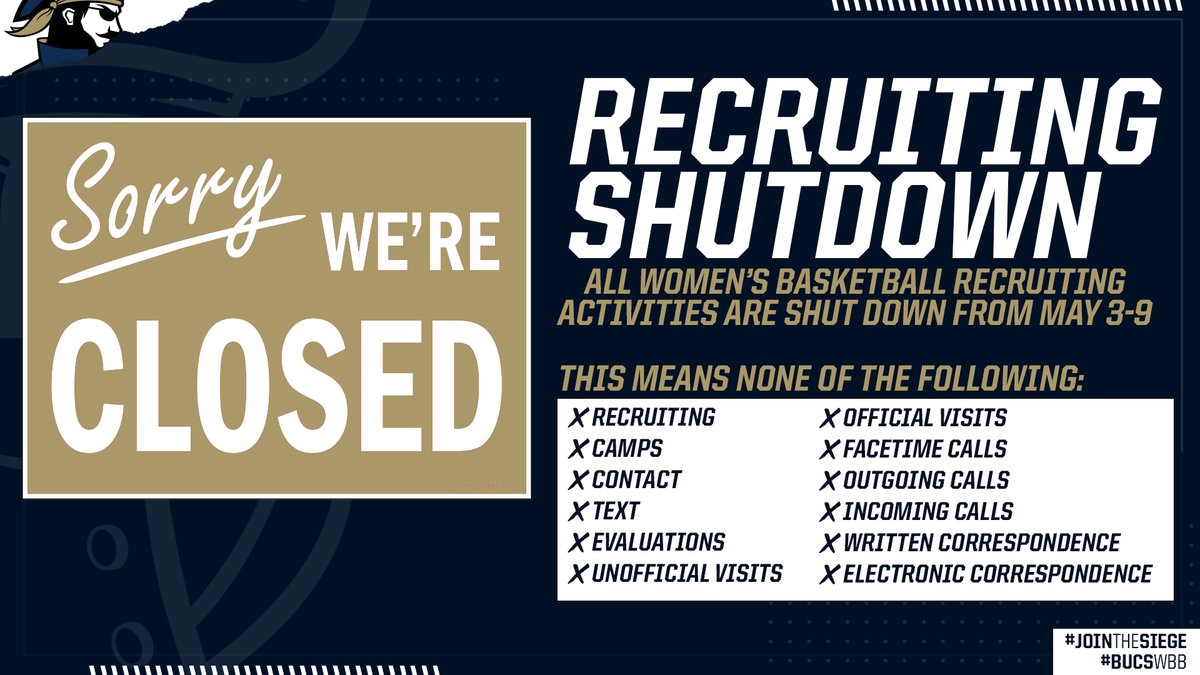 CSUBucsWBB's tweet photo. Don't worry - we'll be back!

#BucsWBB | #JoinTheSiege https://t.co/w0OiezpTUY