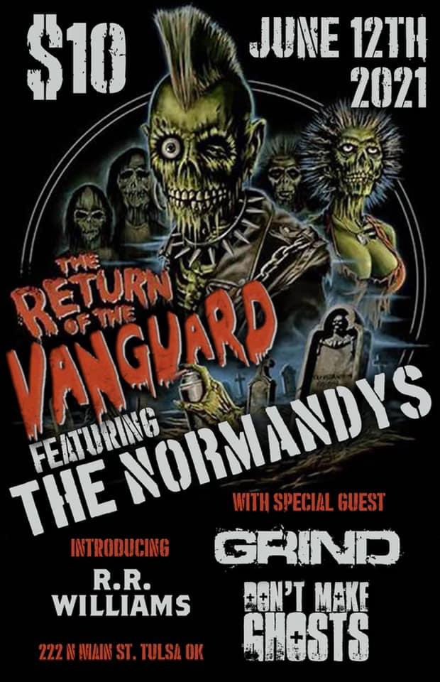 GRIND (@wearethegrind) on Twitter photo June 12th! Come help us reopen <a href="/TulsaVanguard/">The Vanguard Tulsa</a> with our buddies <a href="/thenormandys/">the normandys</a>! Also featuring <a href="/dontmakeghosts/">Don't Make Ghosts</a> & R.R. Williams. $10 tix!! #tulsavanguard #thenormandys #grind #tulsamusic #RockAndRoll #wearetulsasound June 12th! Come help us reopen <a href="/TulsaVanguard/">The Vanguard Tulsa</a> with our buddies <a href="/thenormandys/">the normandys</a>! Also featuring <a href="/dontmakeghosts/">Don't Make Ghosts</a> & R.R. Williams. $10 tix!! #tulsavanguard #thenormandys #grind #tulsamusic #RockAndRoll #wearetulsasound