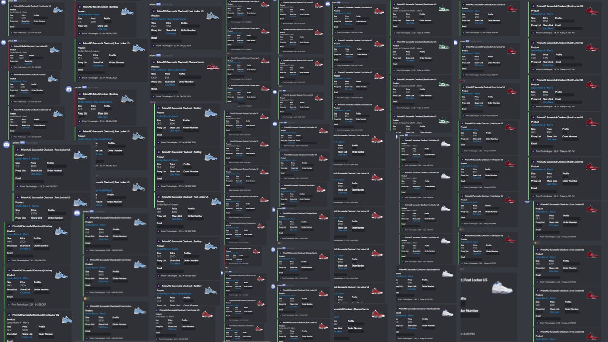 i don't usually post success but this last week with prism has been insane. many checkouts unlogged.💜

b: <a href="/PrismAIO/">Prism</a> 
p: <a href="/gravity_proxies/">Gravity_Proxies</a> <a href="/LiveProxies/">Live Proxies</a> 
g: <a href="/AMNotify/">AMNotify</a> <a href="/SGCoooks/">SG Cooks</a> 
s: <a href="/grailservers/">Grail Servers</a>
