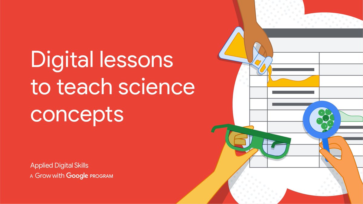 #Science Ts: we hypothesize that you'll love this new collection of #AppliedDigitalSkills lessons 🧐 Teach digital skills while exploring science concepts, like tracking environmental changes using <a href="/googleearth/">Google Earth</a> 🛰 Discover more lessons: goo.gle/3xHYace #GrowWithGoogle
