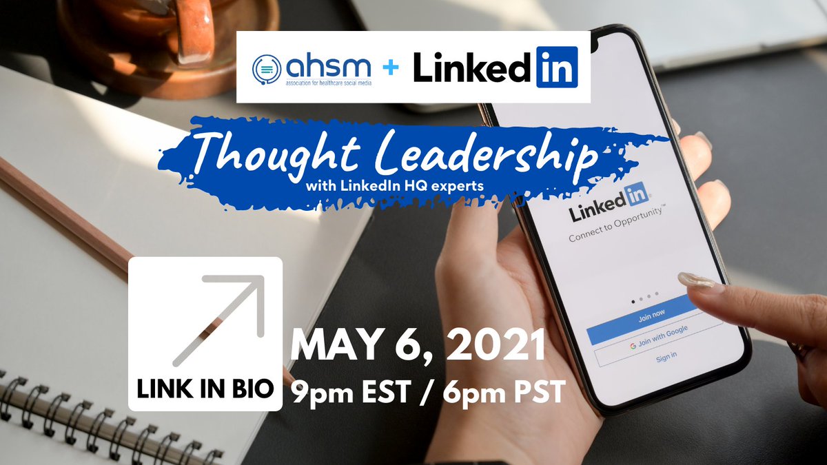 STOP SLEEPING ON LINKEDIN!

<a href="/LinkedIn/">LinkedIn</a> HQ's Victoria Taylor (Senior Editor - Community at LinkedIn News) + Stephanie Katzman (Senior Enterprise Account Executive - Healthcare) to discuss Thought Leadership!

🗓️ THIS THURS May 6, 9pm EST 6pm PST

Link in bio!

#hcsm #socialmedia