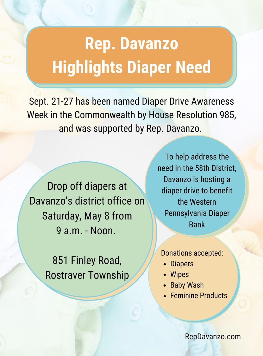 Western PA Diaper Bank tweet media