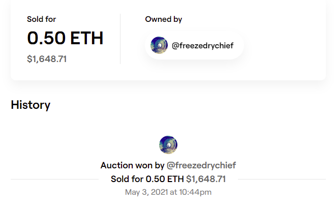 ergen_art's tweet photo. "Mother Nature" is now part of @freezedrychief collection.

This piece will always remain close to me and is a huge part of my journey in the digital world so I'm honoured that it has now been collected by one of the most respected collectors in the community. https://t.co/Z9lQEq66T7