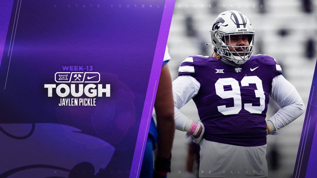 K-State Football (@kstatefb) on Twitter photo Core Values Awards of the Week
Committed ➡️ Tyrone Taleni (<a href="/TyroneTaleni/">Tyrone Taleni 🇼🇸</a>)
Disciplined ➡️ Sammy Wheeler (<a href="/_swheelz_/">Sammy Wheeler</a>)
Selfless ➡️ Eric Munoz (<a href="/EricMunoz21/">Eric Munoz</a>)
Tough ➡️ Jaylen Pickle (<a href="/Jaypick45/">Jaylen Pickle</a>)
#KStateFB Core Values Awards of the Week
Committed ➡️ Tyrone Taleni (<a href="/TyroneTaleni/">Tyrone Taleni 🇼🇸</a>)
Disciplined ➡️ Sammy Wheeler (<a href="/_swheelz_/">Sammy Wheeler</a>)
Selfless ➡️ Eric Munoz (<a href="/EricMunoz21/">Eric Munoz</a>)
Tough ➡️ Jaylen Pickle (<a href="/Jaypick45/">Jaylen Pickle</a>)
#KStateFB