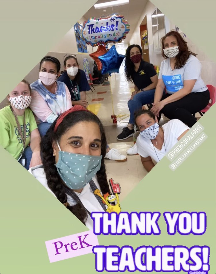 jeanniev02's tweet photo. #TEACHERAppreciation2021 #prekfamily @CoralParkElemS @MDCPS_OECP @JocelynNerey @TLCabrera3 @annettev30 @anayleen_r https://t.co/nZreOM7EkH