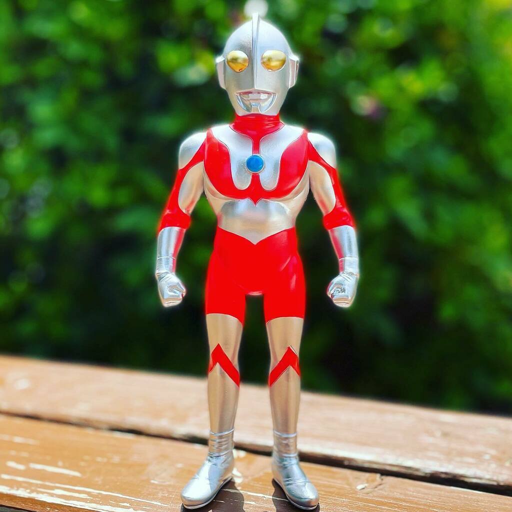未開封　ブルマァク ウルトラマン ソフビ シルバー50 金目　フィギュア ソフビ】【ブルマァク】ウルトラマン50（メタルシルバー