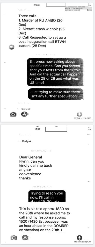 More text messages from Michael Flynn about his contacts with Sergey Kislyak.  https://www.buzzfeednews.com/article/jasonleopold/flynn-bannon-manafort-private-emails-mueller