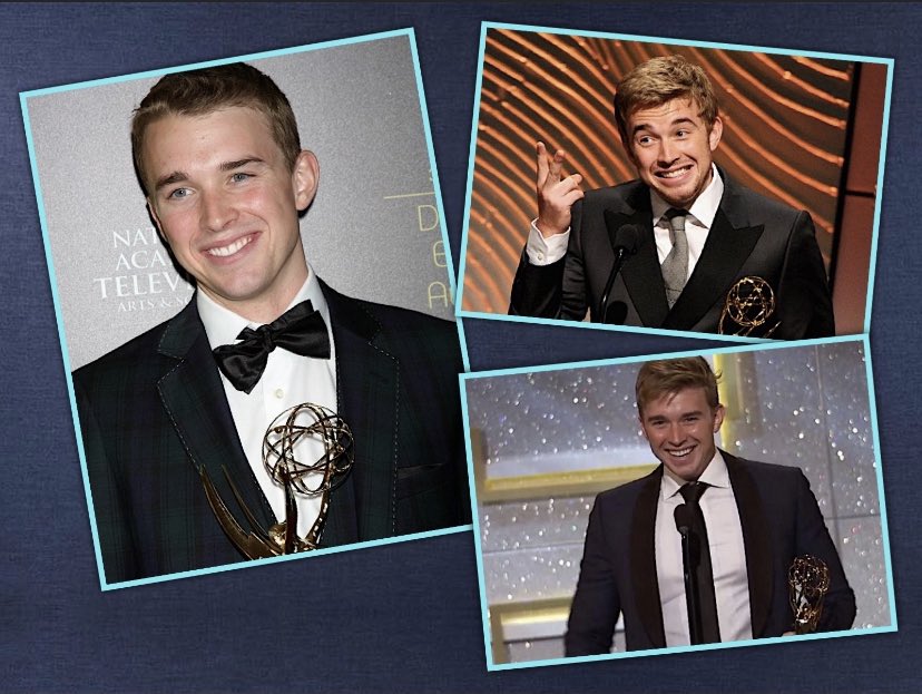 #tbt Chandler and his 3 Emmys from 2012, 2013 and 2014!!! Which acceptance speech was your favorite!!  #emmywinner