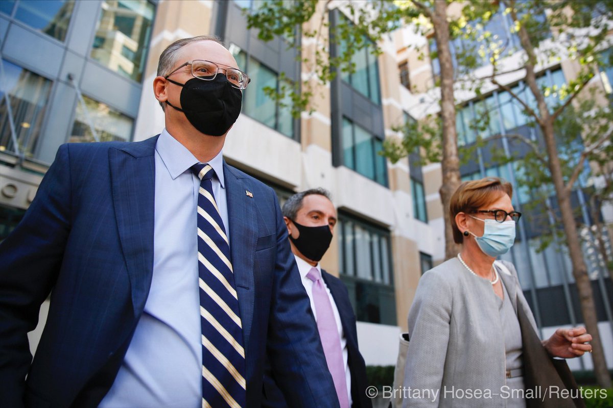 Brittany Hosea-Small (@bhoseasmall) on Twitter photo Epic Games and Apple go head-to-head in federal court in Oakland, Calif. on May 3, 2021. Both “Fortnite” creator Chief Executive Tim Sweeney and Apple’s App Store chief Phil Schiller attended the first day of the antitrust lawsuit trial. #Apple #Fortnite #antitrust #Reuters #tech Epic Games and Apple go head-to-head in federal court in Oakland, Calif. on May 3, 2021. Both “Fortnite” creator Chief Executive Tim Sweeney and Apple’s App Store chief Phil Schiller attended the first day of the antitrust lawsuit trial. #Apple #Fortnite #antitrust #Reuters #tech