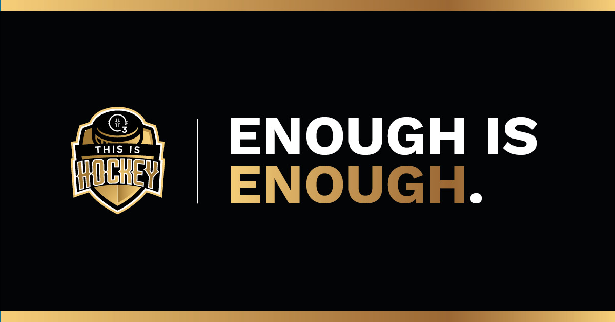 The Ozone Rink - this is Hockey was proud to support the social media blackout that occurred this past weekend. We were pleased to add our voice and support to all those sending the message that more needs to be done to eradicate online hate. #EnoughIsEnough