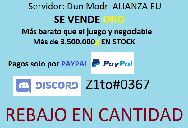 VentaTuck's tweet photo. Vendo oro wow https://t.co/4TJ4obaYSE