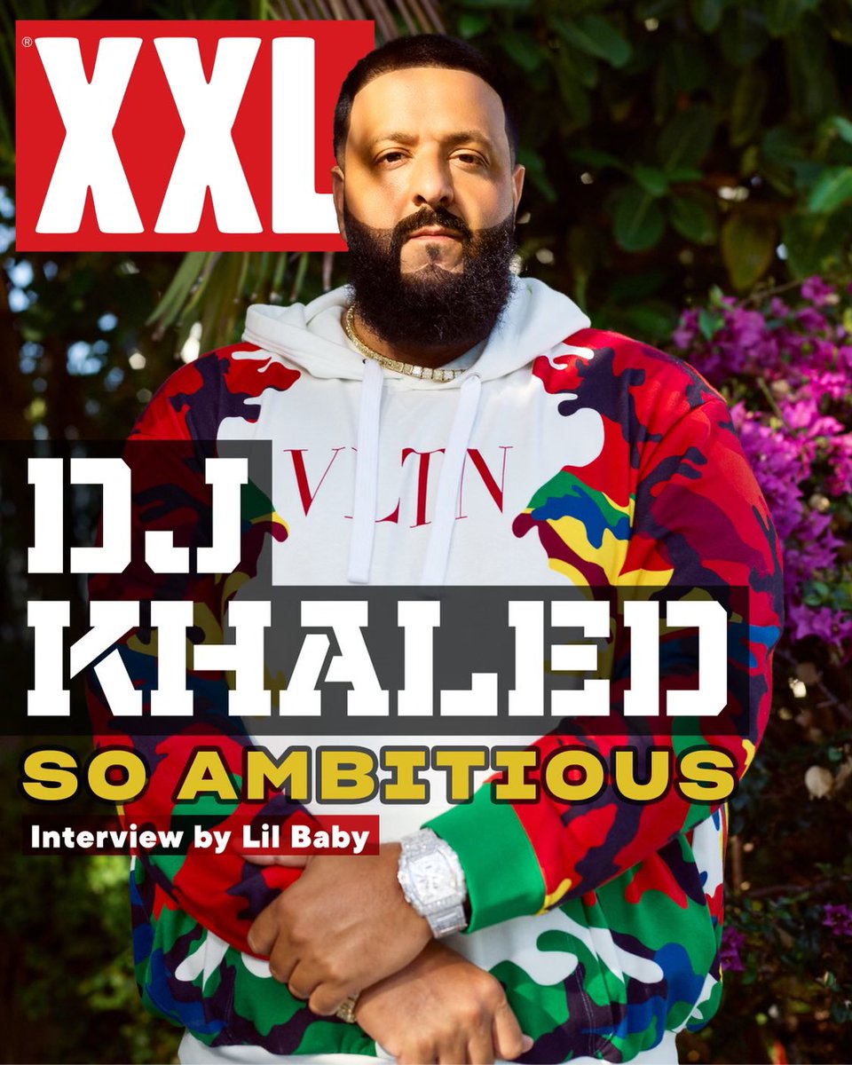 RocNation's tweet image. 𝗦𝗢 𝗔𝗠𝗕𝗜𝗧𝗜𝗢𝗨𝗦 🔥@DJKhaled for @XXL. Interview by @lilbaby4PF 🤲 #KHALEDKHALED