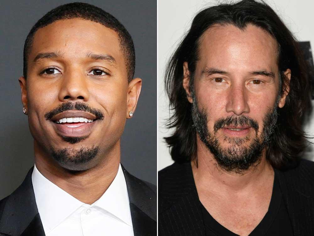 Michael B. Jordan recalls 'hero' Keanu Reeves while working on 'Hardball'