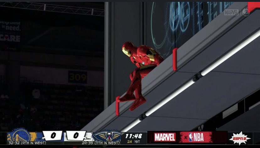 Lou_4k's tweet image. How tf they get tony stark up in the building yoo😭😭