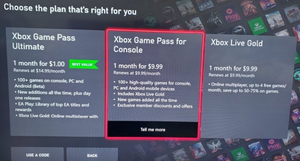 Xbox Live Gold incluido en Xbox Game Pass estándar