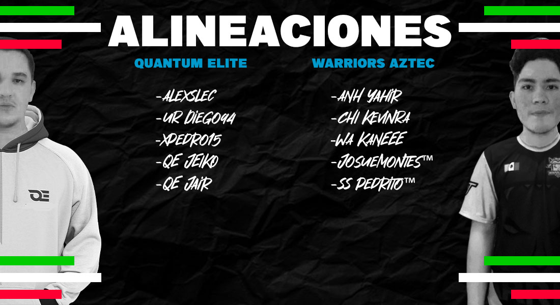 #ONLMEX -Presentamos las alineaciones de <a href="/QuantumsElite/">Quantums Elite</a> y @WarriorsAztecGG de cara al partido de la Gran Final!🔥

¿Roster de lujo? 🧐

Recuerden, nos vemos hoy a las 21:30 hrs 🇲🇽 por el canal de twitch del <a href="/elpana507xd/">elpana507xd🇵🇦</a> 

-Liga Mexicana de #ClashRoyale División "A" 🇲🇽