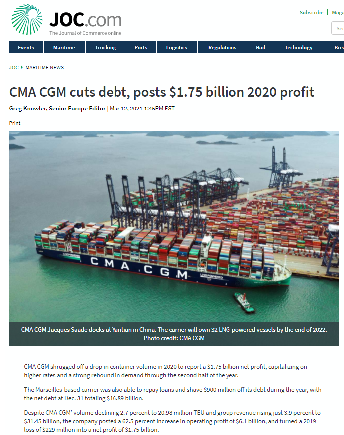 maphumanintent's tweet photo. On the back of this new service-tier "option", MSC also has announced a GRI (general rate increase) of more than $1100/40' container from Asia to USA, as well as a peak season surcharge of $2800+/40' for fixed-rate contracts.

The big carriers are making BILLIONS in profits now. https://t.co/8vlOaQSyH9