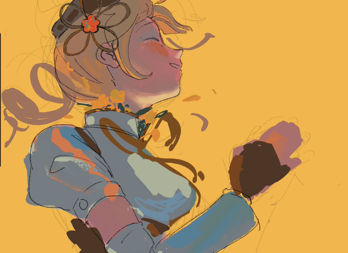 bigskycastle's tweet image. sorry ive not been posting much, im busy with comms 🧎‍♀️
in the meantime take some scraggly old madomagi wips