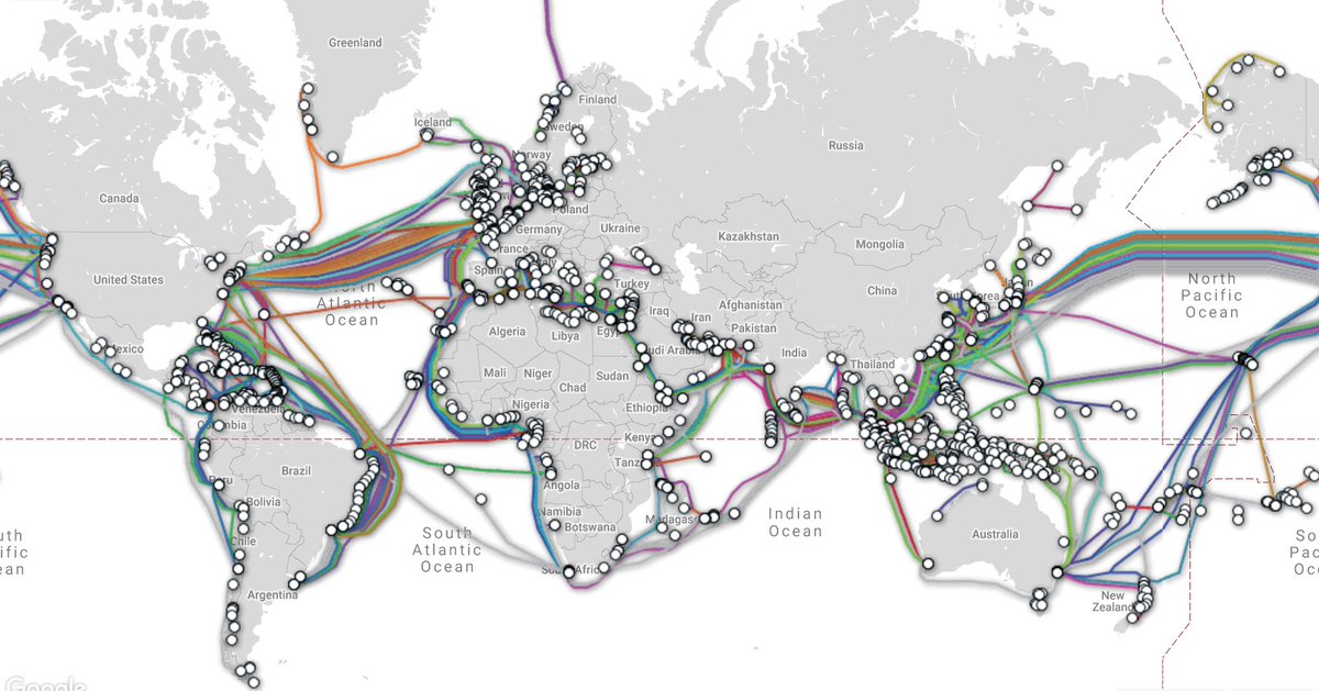The  #SubmarineCables in the Straits of  #Malacca transmit 30TB/s of worlds’ data.  #dataprivacy Data is the new oil;  #transoceaniccables are the literal pipelinesNotice where these lines are?