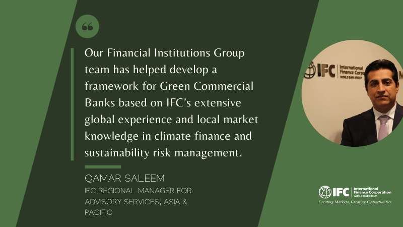 The Alliance for Green Commercial Banks recently hosted a CEO roundtable where IFC’s @SvonFriedeburg, @agarmora, Peter Wong - CEO of HSBC and Eddie Yue - Chief Executive of @hkmagovhk discussed how #greenbanking can create effective market-based solutions.