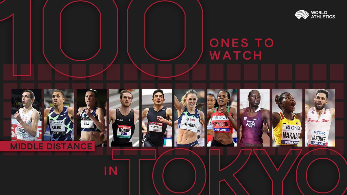 As the countdown to @Tokyo2020 continues, so too does our series of 100 ones to watch in the lead-up to the @Olympics This week, middle-distance athletes take the spotlight 📰: buff.ly/3b0pFEh