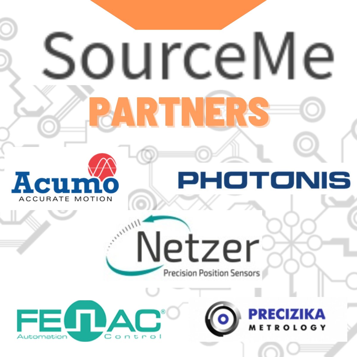 SourceMe2's tweet image. With SourceMe, you can search a large selection of thoroughly vetted suppliers in a short period of time. We are proud to partner with incredible manufacturers such as @PhotonisScience , AcumoAB, @fenacenkoder , Netzer Precision Motion and @PrecizikaM 🦾🦾🦾