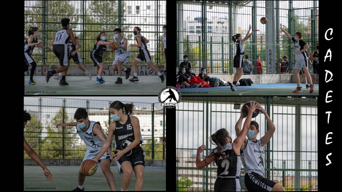 Dos de los equipos cadetes aprovecharon el día festivo para seguir trabajando.

Que gozada poder disfrutar de partidos entre equipos femeninos y masculinos.

👦👧Haciendo familia del basket.

<a href="/cbensancheVK/">CBEnsancheDeVallecas</a>