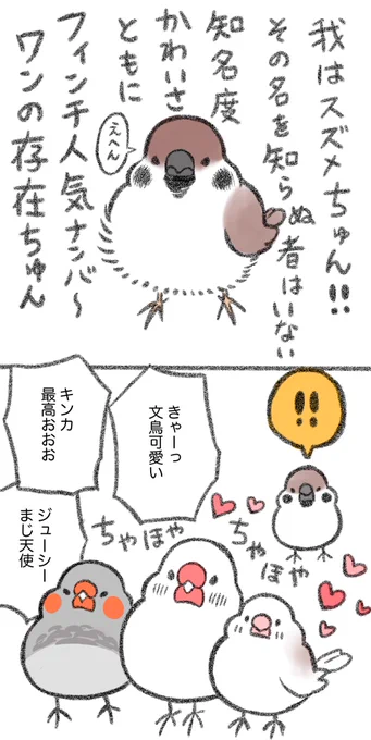 漫画「スズメちゃん」 