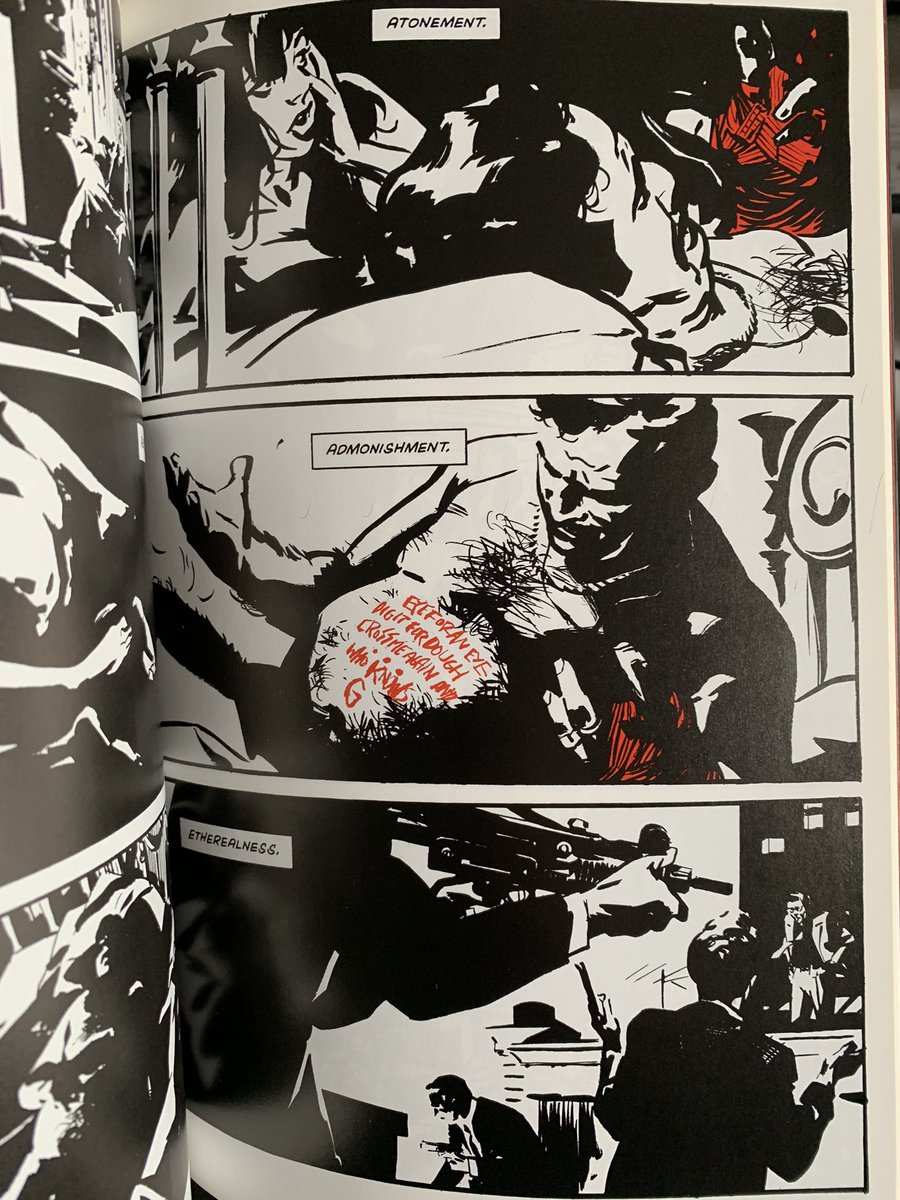 A quick step back a couple of years. 8 pages in Grendel B,W & Red #1 in ‘98 with Matt Wagner. A grim story by most measures but so gorgeous. 11/x