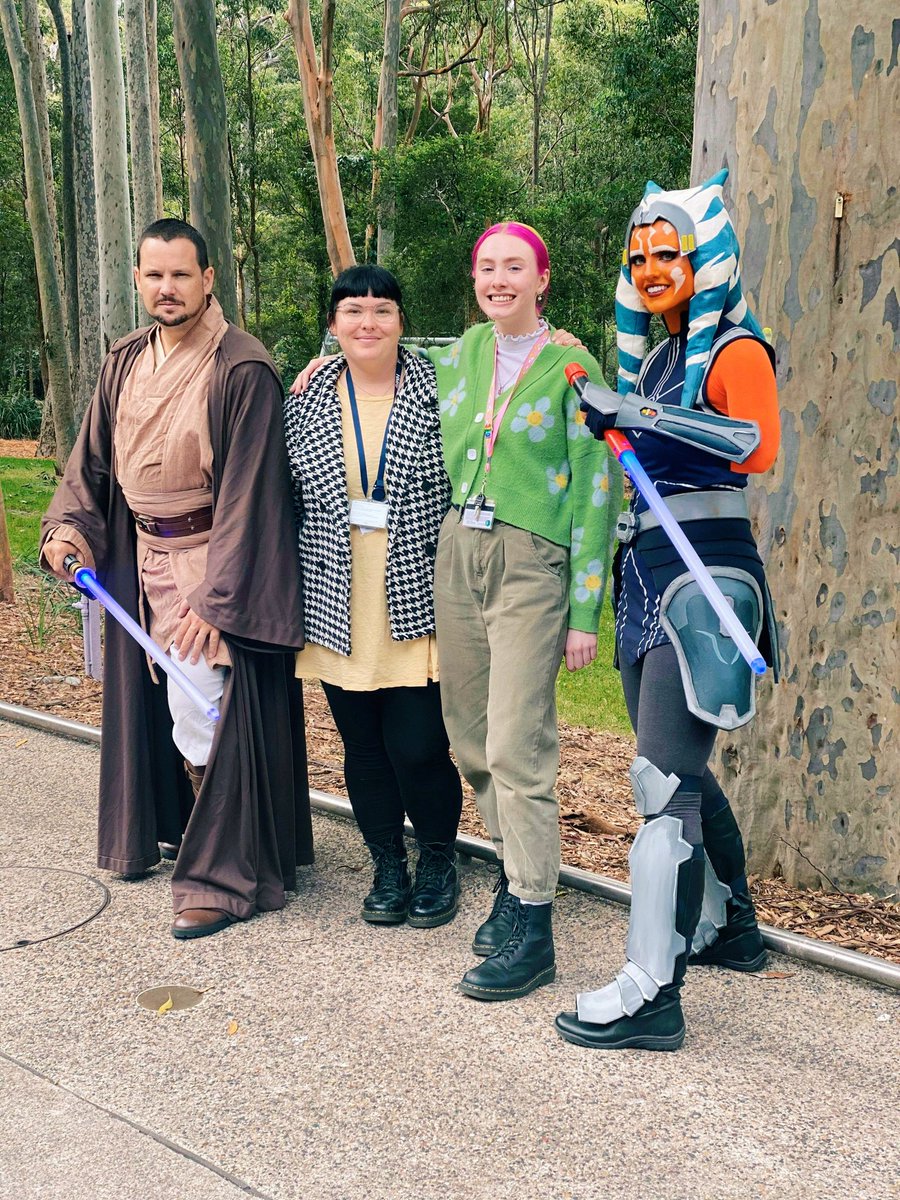 Dr Emmalee Ford (@emmaoolemma) on Twitter photo We found some #MayThe4thBeWithYou celebrations on campus at <a href="/Uni_Newcastle/">University of Newcastle</a> and couldn't resist! We found some #MayThe4thBeWithYou celebrations on campus at <a href="/Uni_Newcastle/">University of Newcastle</a> and couldn't resist!