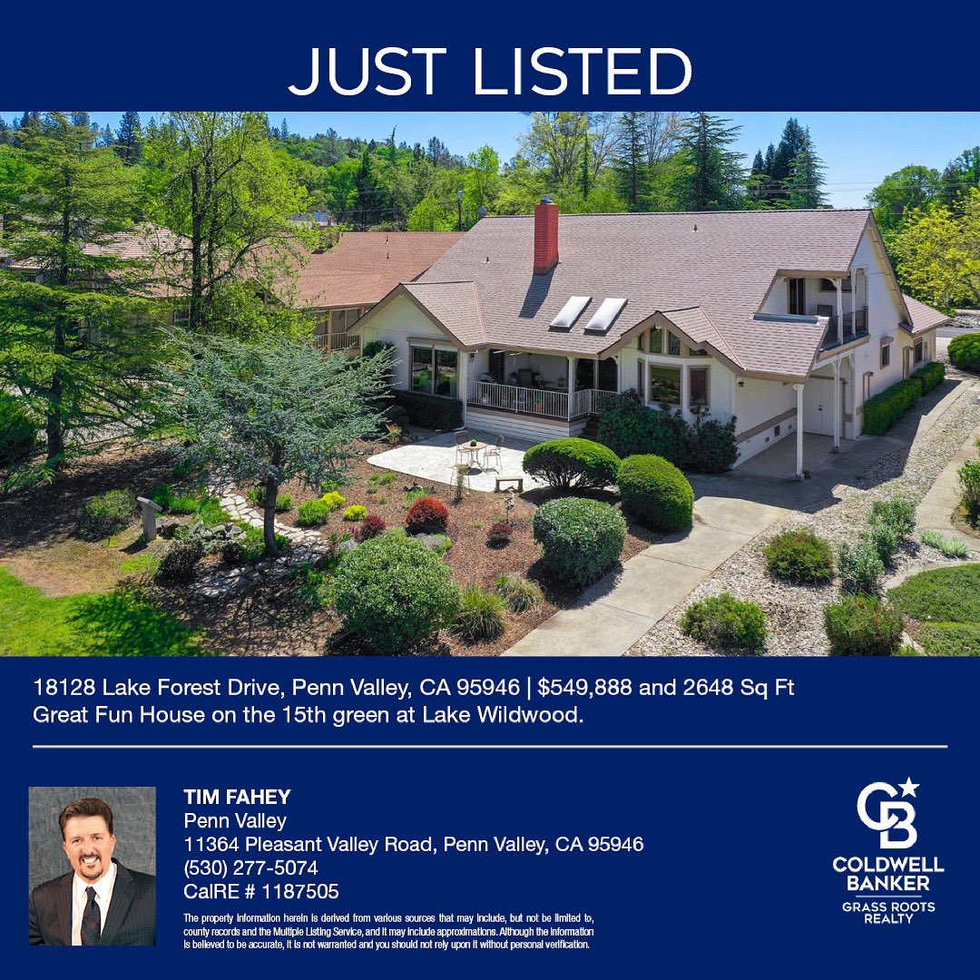 TimFahey2's tweet image. Had to be quick to see this one! MLS#221039685 #nevadacounty #lakewildwood #pennvalley #realestate