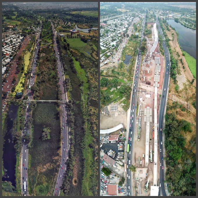 Coldelembustero's tweet photo. El @MetroCDMX en condiciones deplorables, sin mantenimiento, abandonado. Mientras, @Claudiashein opta por gastar 9 millones en movilidad para AUTOS, en otra vía elevada sobre esa misma zona lacustre y arrasa con el último humedal de #CDMX #YoProtejoElHumedal #MetroCDMX #Linea12 https://t.co/FPuIKmDGdp