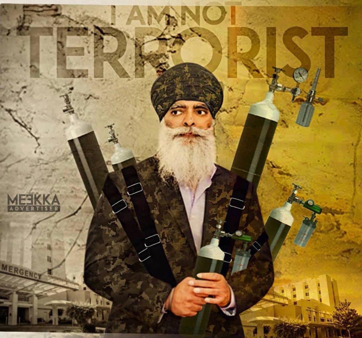 RaviSinghKA's tweet photo. I am still the same guy who was recently called a terrorist by some of the right wing Indian media. 

I haven’t changed, I remain a humanitarian &amp; if those who called me a terrorist need help I will be there for them too. That’s how we roll, no hatred ! https://t.co/K8qiDvIp0g