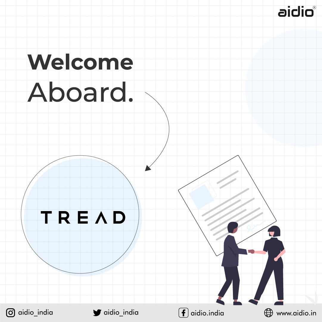 aidio_india's tweet photo. Welcome aboard @tread_fit :)

#aiddition #tread #kiosk #interactivedisplay https://t.co/JLzFBQvSC7