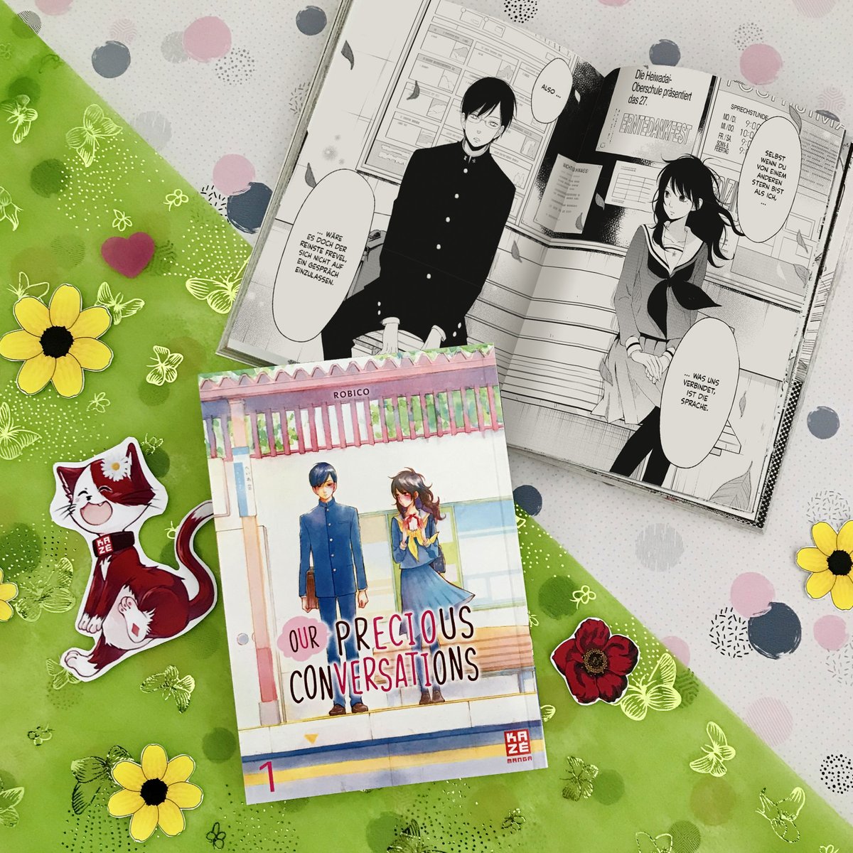 Kazemanga_de's tweet photo. Schweigen ist Silber, Reden ist Gold! In Our Prescious Conversations reden Nozomi und Shiro über Gott und die Welt und lernen sich dabei näher kennen. ^_^~
Ab dem 6. Mai im Handel für 6,50 € erhältlich: https://t.co/GZixSKgOgo https://t.co/W1LA0hVSIX