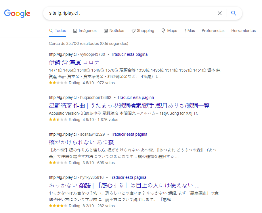 German Fernandez Black Hat Seo Vs Ripley Cuidado Subdominio De Ripleychile Se Encuentra Comprometido Y Distribuyendo Enlaces Hacia Multiples Sitios De Phishing Y Fraude Mas De 46 500 German Fernandez Black Hat Seo Vs Ripley Cuidado Subdominio De Ripleychile Se Encuentra Comprometido Y Distribuyendo Enlaces Hacia Multiples Sitios De Phishing Y Fraude Mas De 46 500