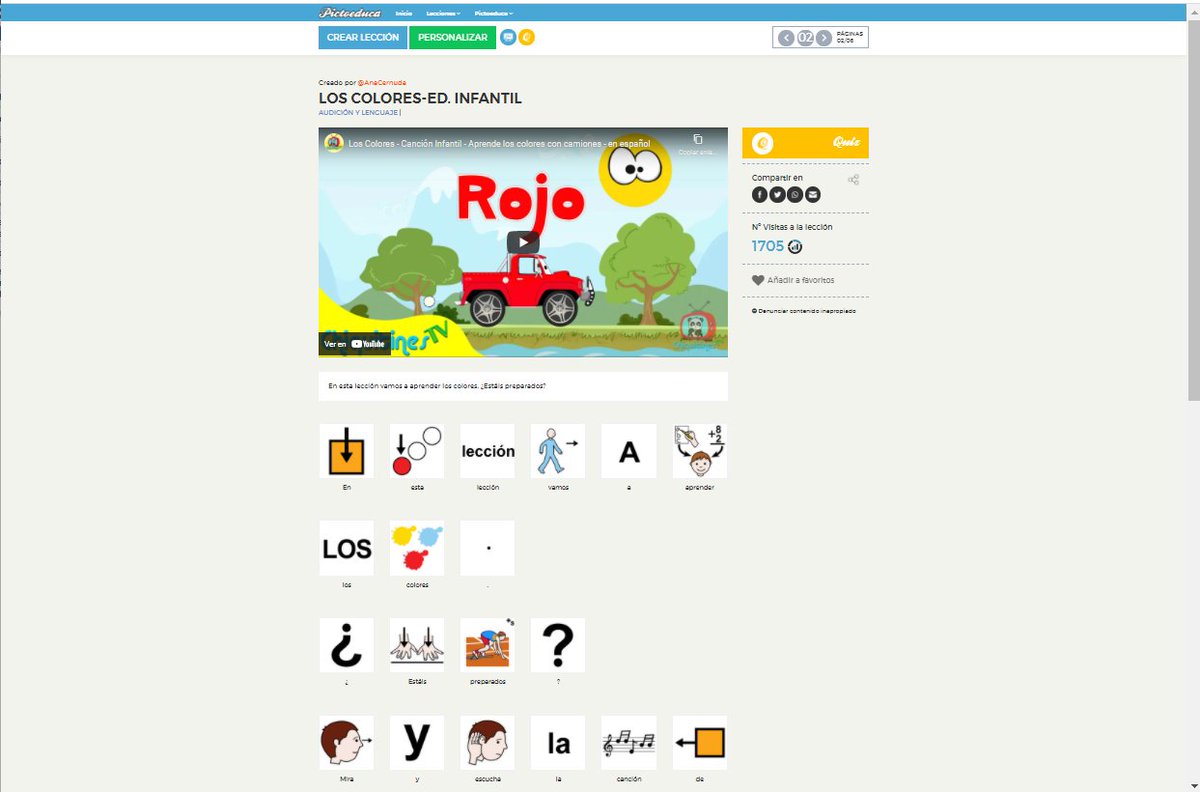 pictoaplicacion's tweet photo. En PICTOEDUCA, podréis crear o utilizar lecciones adaptadas de forma sencilla.
Un portal universal y gratuito donde padres y educadores pueden subir lecciones académicas de diferentes disciplinas.Hoy os dejamos como ejemplo de lección "Los colores".

https://t.co/koLVlx6nW0 https://t.co/soZL1GI1jh