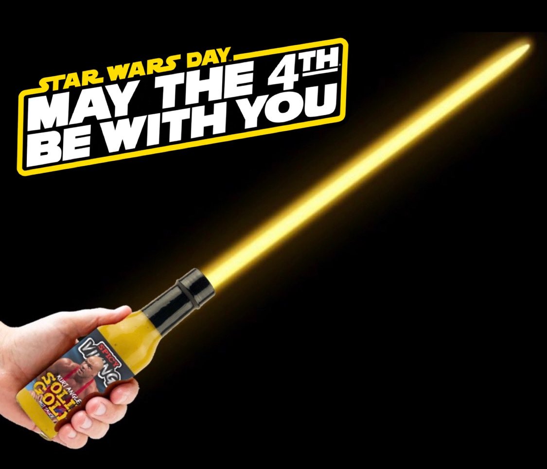 Star Wars fact: <a href="/RealKurtAngle/">Kurt Angle</a> would have SLAMMED Kylo Ren for looking like an emo luchador! #MayThe4thBeWithYou