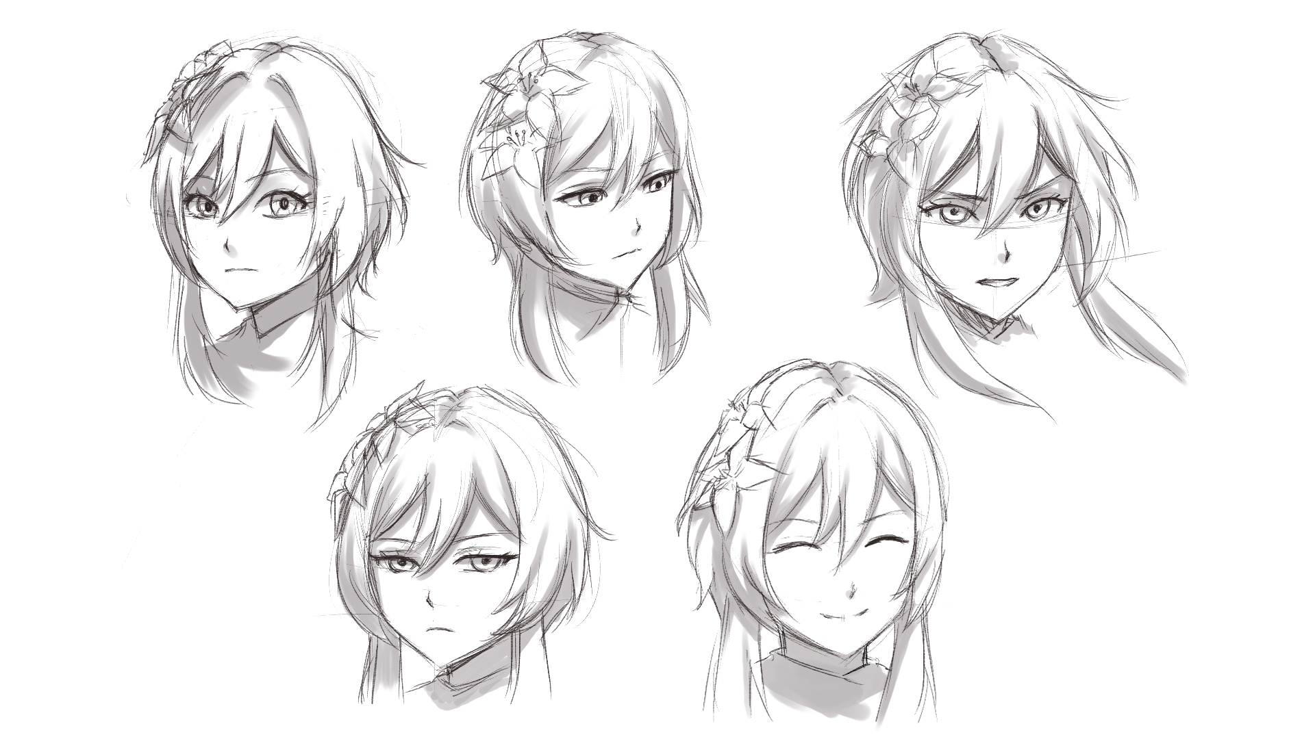 The Many Expressions of Anime Faces
