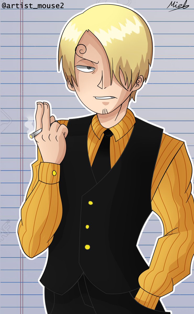 MielTheMouse's tweet photo. A Sanji fanart.
#ONEPIECE #ONEPIECE1012 #ONEPIECE1011 #onepiece972 #Onepiecefanart #OnePieceFightingPath #sanji #FANART #anime #animetwt https://t.co/l7AdRrE04r