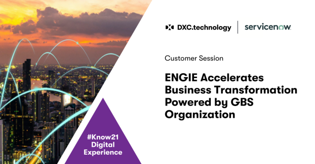 nicolasleszek's tweet photo. This is a don't-miss @DXCTechnology session at #Know21. @ENGIEgroup leveraged @ServiceNow Now Platform to deliver best-in-class employee experiences and automate end-to-end business processes across IT, HR, finance, procurement, real estate &amp; logistics. https://t.co/7N8018FvO8 https://t.co/SOEm5buk6b