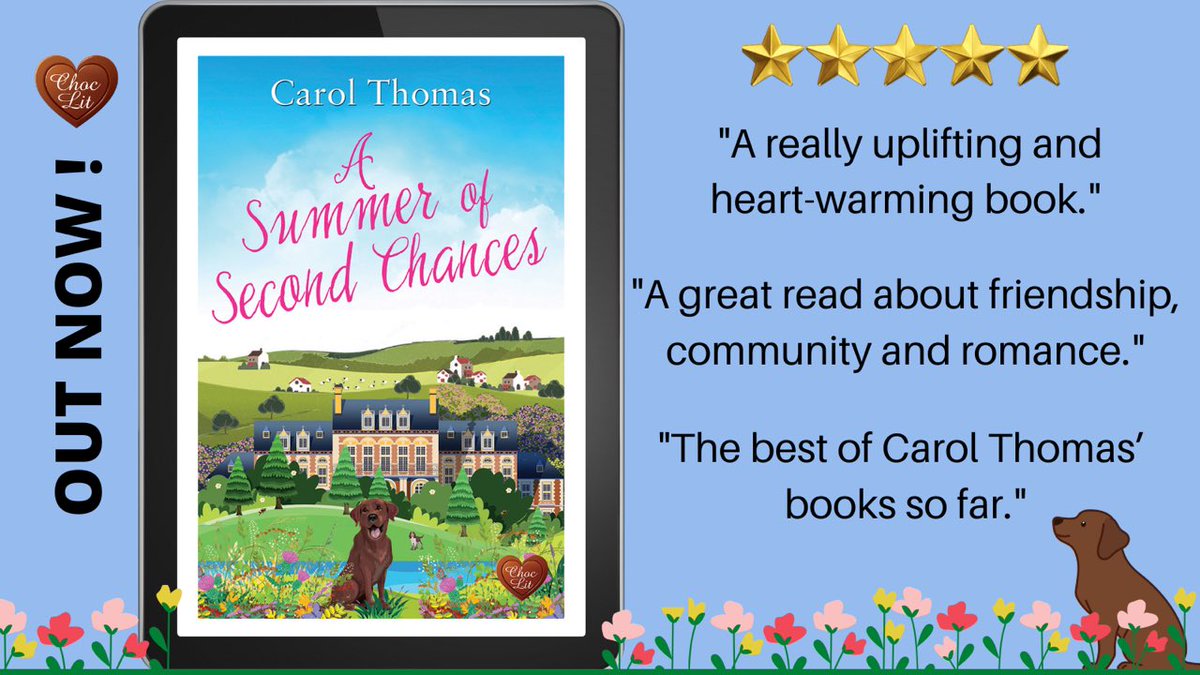 carol_thomas2's tweet image. A Summer of Second Chances is OUT NOW! getbook.at/SOSCAmazon Treat yourself to "a really uplifting and heart-warming book" to snuggle up with and meet the inhabitants of Dapplebury. Available in #ebook &amp;amp; #paperback 

@ChocLituk #NewRelease #romance #romcom @RNAtweets #TuesNews