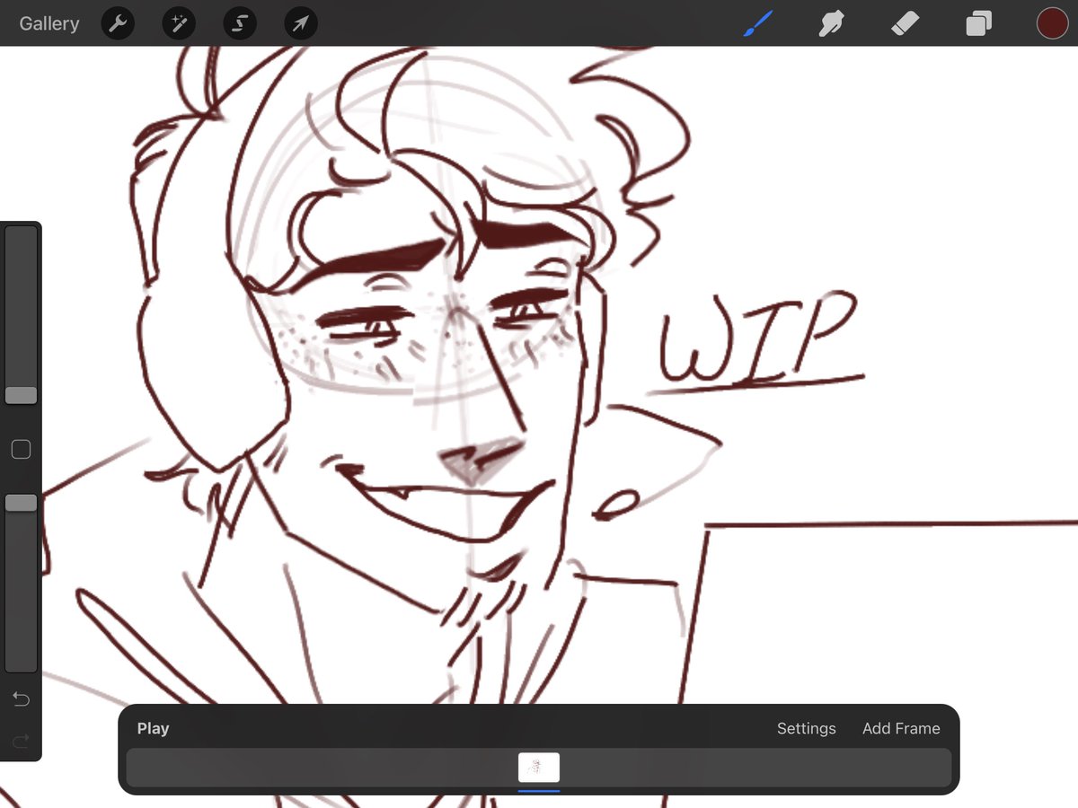 #WIP Brian my beloved oh how I missed drawing you.... 