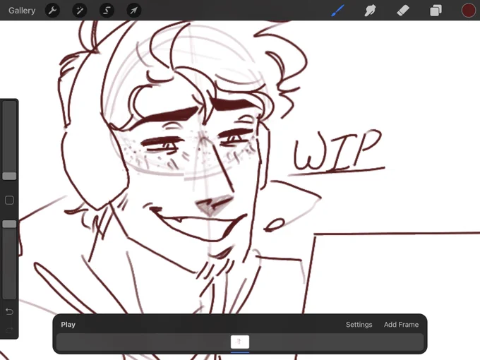 #WIP Brian my beloved oh how I missed drawing you.... 