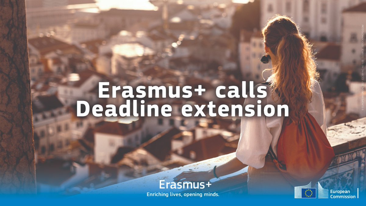 Deadline for the following calls extended ‼️

🗓️ 15/06 17:00 CET: Cooperation Partnerships submitted by 🇪🇺 NGOs (education, training, youth)

🗓️17/06 17:00 CET: Cooperation Partnerships submitted by 🇪🇺 NGOs (sport), KA2 Sport Actions &amp; Erasmus Mundus

👉 europa.eu/!DW83fR