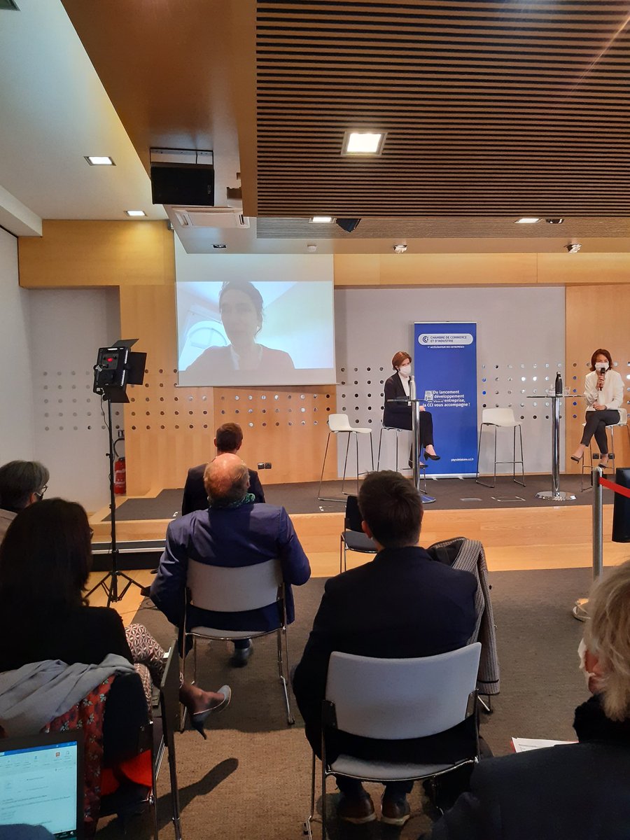 ccipdl's tweet image. [#SemaineUE2021]Clarification et mode d&apos;emploi des fonds structurels à destination des entreprises par @ValerieHayer et @vanessachar