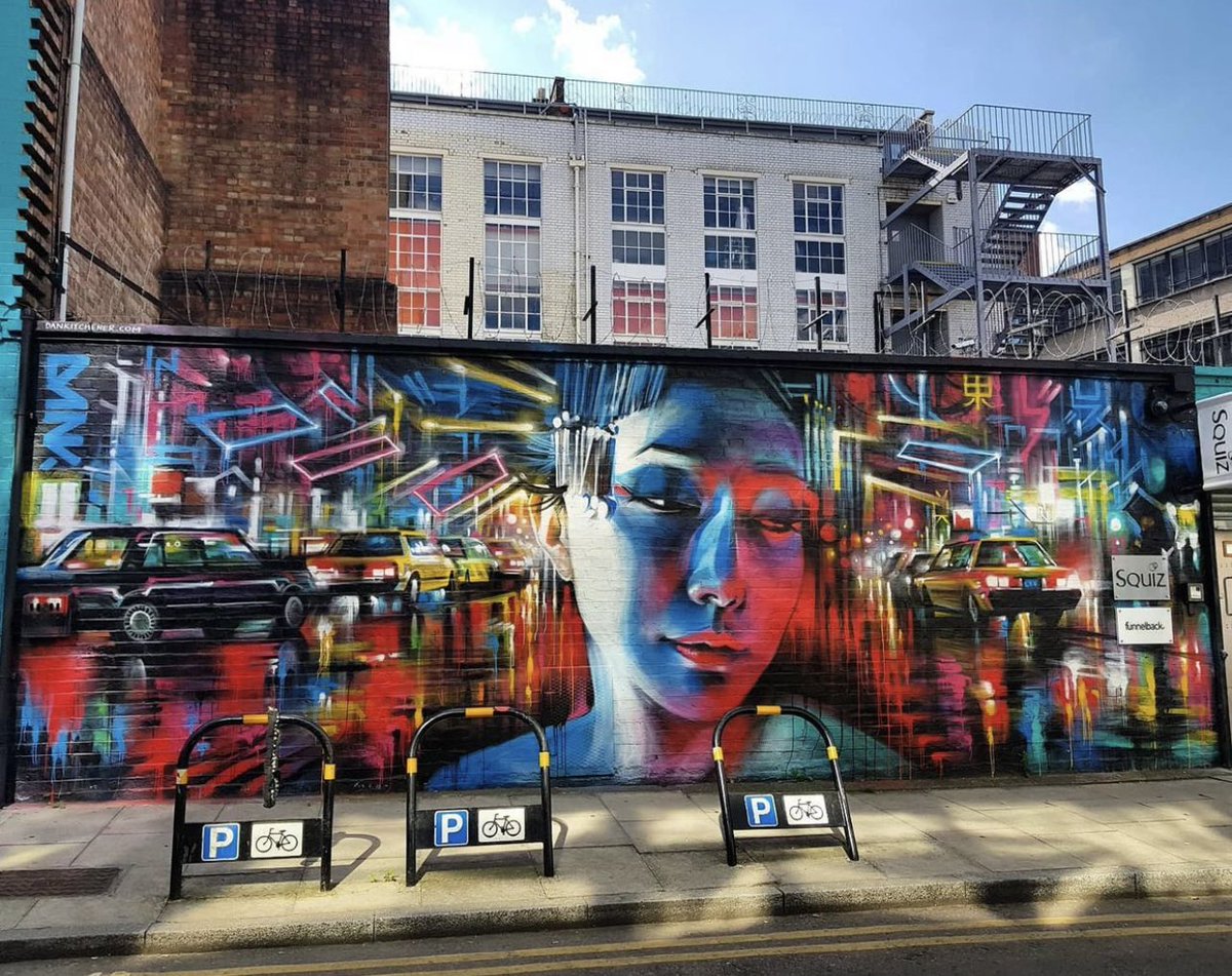 Rewind to some years back and my East London, Zetland House mural ! Photo by @streetartfreakz